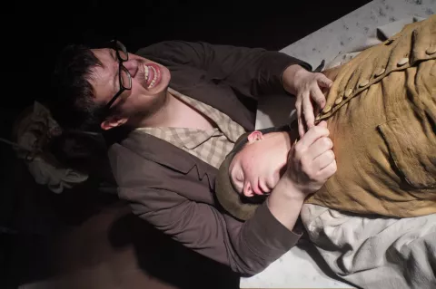 Szene auf der Bühne