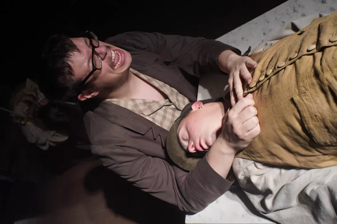 Szene auf der Bühne